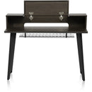 GATOR GFW-ELITEKEYTBL61-BRN ELITE MEUBLES SERIE Table du clavier - 61-note, Dark Walnut