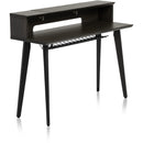 GATOR GFW-ELITEKEYTBL61-BRN ELITE MEUBLES SERIE Table du clavier - 61-note, Dark Walnut