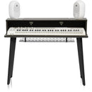 GATOR GFW-ELITEKEYTBL61-BRN ELITE MEUBLES SERIE Table du clavier - 61-note, Dark Walnut