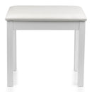 GATOR GFW-KEYBENCH-WDWH Banc de piano en bois traditionnel - blanc