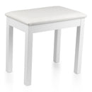 GATOR GFW-KEYBENCH-WDWH Banc de piano en bois traditionnel - blanc
