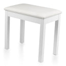 GATOR GFW-KEYBENCH-WDWH Banc de piano en bois traditionnel - blanc