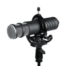 Frameworks gator GFW-MIC-SM1855 Deluxe Universal Shockmount pour les micros du condenseur 18-55 mm