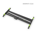 Gravity GR-GKSX2RD Keyboard Stand Set w/ Keyboard Stand X-Form Double and Rapid Desk