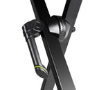 Gravity GR-GKSX2RD Keyboard Stand Set w/ Keyboard Stand X-Form Double and Rapid Desk