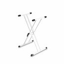 Gravity GR-GKSX2W Keyboard Stand X Form Double - White