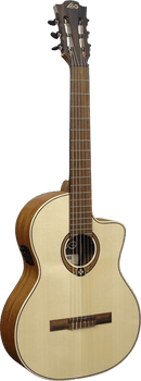 Lag Guitars OC88CE Occitane Nylon 4/4 Spruce Electroacoustic Classical Guitar - Glossy Natural