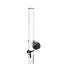 Gravity GR-GLS431W Support d'éclairage avec base carrée en acier 3 positions - Blanc 