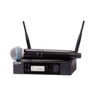 Shure GLXD24R+/B58-Z3 Dual Band Wireless System with GLXD4R+ Half-rack Receiver and Beta®58A Handheld Transmitter