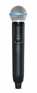 Système sans fil double bande Shure GLXD24+ avec récepteur de table GLXD4+ et émetteur portatif Beta®58A