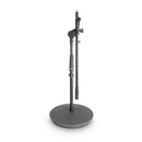 Gravity GR-GMS2222B Short Microphone Stand w/ Round Base and 2-Point Adjustment Telescoping Boom