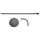 Gravity GR-GMS23XLRB Pied de microphone avec connecteur XLR et col de cygne