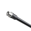 Gravity GR-GMS4222B Pied de microphone court avec base de trépied pliable et perche télescopique à réglage en 2 points