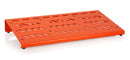 Gator GPB-XBAK-OR Planche à pédales en aluminium extra large avec sac de transport - Orange britannique 