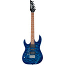 Ibanez GRX70QALTBB Gio Series Left-Handed Electric Guitar (Transparent Blue Burst)