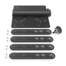 Gravity GR-GSAVESA1 Support de moniteur TV LCD à montage sur poteau de 35 mm avec 7 modèles de trous VESA 