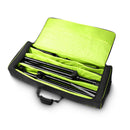 Gravity GR-GSSMSSET1 Lot de 2 enceintes et 2 pieds de microphone dans un sac de transport