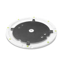 Gravity GR-GSSPWBSET1W Speaker Stand w/Round Cast Iron Base - White