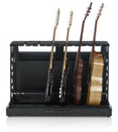 Gator GTRSTD6 Support de guitare compact pour six guitares qui se replie dans un étui 