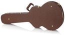 Gator GW-335-BROWN Deluxe Wood Series Semi-Hollow Guitar Deluxe Wood Case