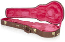Gator GW-LP-BROWN Gibson Les Paul® Guitar Deluxe Wood Case - Vintage Brown Exterior