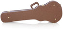 Gator GW-LP-BROWN Gibson Les Paul® Guitar Deluxe Wood Case - Vintage Brown Exterior