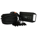 Digiflex He8-4X-100 Neutrik Rean Connectors Black Connectors With Gold Contacts - Red One Music