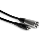 Hosa XRM-105 RCA Male to 3-Pin XLR Male Audio Cable (Metal) - 5'