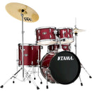 Tama IE58CCPM Imperialstar IE58C Batterie complète 5 pièces avec caisse claire et cymbales Meinl - Candy Apple Mist