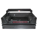 ProX XS-REV71K2UWLTBLLED Flight Case for Pioneer DDJ-REV7 & DDJ-1000/SRT with 2U Rackspace/Laptop Shelf/Wheels - Black Finish