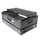 ProX XS-REV71K2UWLTBLLED Flight Case for Pioneer DDJ-REV7 & DDJ-1000/SRT with 2U Rackspace/Laptop Shelf/Wheels - Black Finish