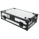 ProX XS-DDJREV7WLTWH ATA Flight Case for Pioneer DDJ-REV7 DJ Controller w/Laptop Shelf 1U Rack Space and Wheels (White Black)