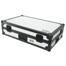 ProX XS-DDJREV7WLTWH ATA Flight Case for Pioneer DDJ-REV7 DJ Controller w/Laptop Shelf 1U Rack Space and Wheels (White Black)