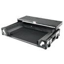 ProX XS-DDJREV7WLTWH ATA Flight Case for Pioneer DDJ-REV7 DJ Controller w/Laptop Shelf 1U Rack Space and Wheels (White Black)