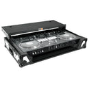 ProX XS-DDJREV7WLTWH ATA Flight Case for Pioneer DDJ-REV7 DJ Controller w/Laptop Shelf 1U Rack Space and Wheels (White Black)