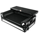 ProX XS-DDJREV7WLTWH ATA Flight Case for Pioneer DDJ-REV7 DJ Controller w/Laptop Shelf 1U Rack Space and Wheels (White Black)