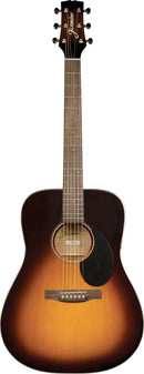 Jasmine JD39-SB Guitare acoustique Dreadnought avec étui à carapace (Sunburst)