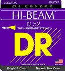 DR Handmade Strings JZR-12 Cordes pour guitare électrique Hi-beam – Extra lourdes (12-52)