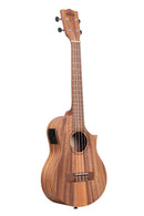Kala KA-TK-T-CE Satin Tri-Top Tenor Ukulele w/Cutaway & EQ - Teak