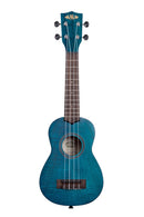 Kala KA-SEMB Exotic Mahogany Soprano Ukulele (Blue)