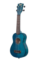 Kala KA-SEMB Exotic Mahogany Soprano Ukulele (Blue)