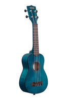 Kala KA-SEMB Exotic Mahogany Soprano Ukulele (Blue)