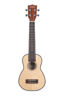 Kala KA-SSLNG Solid Spruce Top Gloss Long Neck Soprano Ukulele