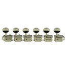 Kluson KTS-6B-NM 6 In Line Supreme Series Tuning Machines - Nickel