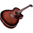 Guild OM-240CE Orchestra Acoustic-Electric Guitar (Charcoal Burst)