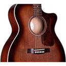 Guild OM-240CE Orchestra Acoustic-Electric Guitar (Charcoal Burst)