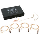 Galaxy Audio ESM8-OBG-4ATCH Microphone omnidirectionnel à oreille unique avec 4 câbles pour les modèles Audio-Technica 2e génération