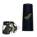 Vandoren lc04bp optimum Clarinette Bass Ligature noire avec capuchon en plastique