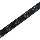 Levy's MPD2-112 Sangle de guitare en polyester – 5,1 cm (motif crâne scanné noir et blanc)