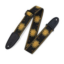 Levy's MPJG-SUN-BLK Gutiar Strap Print Series - 2" (Sun Noir)